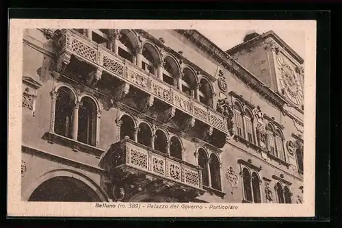 AK Belluno, Palazzo del Governo, Particolare
