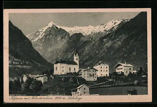 AK Kaprun, Totalansicht mit Blick zur Kirche