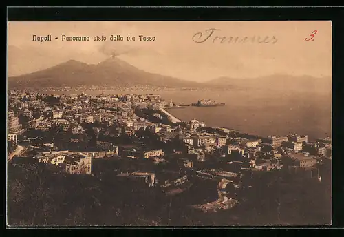 AK Napoli, Panorama visto dalla via Tasso