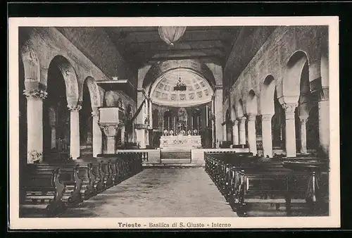AK Trieste, Basilica di S. Giusto, Interno