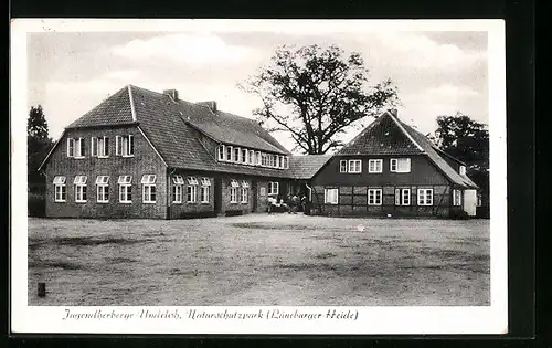 AK Undeloh /Lüneburger Heide, Jugendherberge im Naturschutzpark