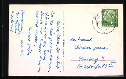 AK Undeloh /Lüneburger Heide, Jugendherberge im Naturschutzpark