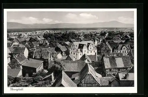 AK Pfungstadt, Blick aus der Vogelschau