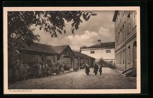 AK Eichstätt, Institut der Englischen Fräulein, an der Wandelhalle