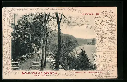 AK Grunewald, Gasthaus St. Hubertus