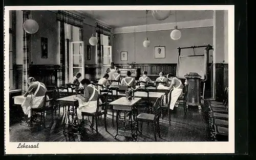 AK Gohfeld, Landfrauenschule der Westf. Frauenhilfe, Lehrsaal