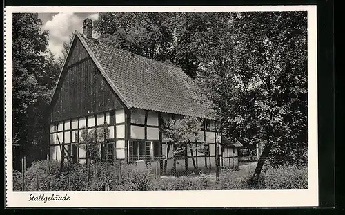 AK Gohfeld, Landfrauenschule der Westf. Frauenhilfe, Stallgebäude