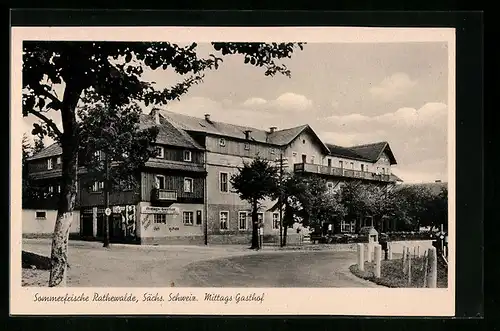 AK Rathewalde i. Sächs. Schweiz, Mittags Gasthof