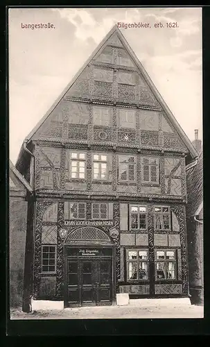 AK Bad Salzuflen, Fachwerkhaus Hilgenböker, erbaut 1621, Langestrasse