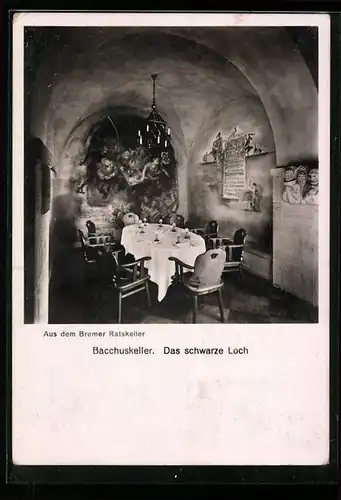 AK Bremen, Bacchuskeller und Das schwarze Loch im Gasthaus Rathskeller