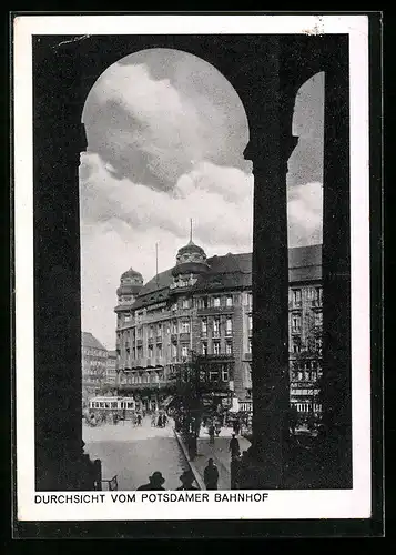 AK Berlin, Hotel Der Fürstenhof, Potsdamer Platz