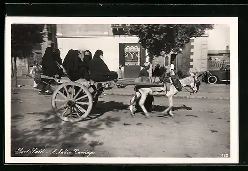 AK Cairo, A Native Carriage