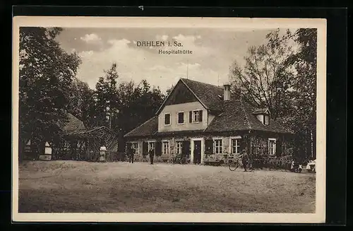 AK Dahlen, Partie am Gasthaus zur Hospitalhütte