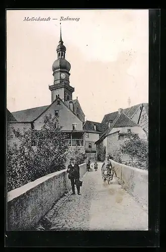AK Mellrichstadt, Partie im Bahnweg