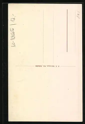 AK Monheim, Pfarrhof mit Kirche