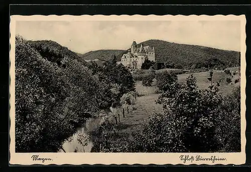 AK Mayen, Schloss Bürresheim mit Umgebung