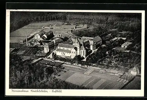 AK Knechtsteden, Missionshaus vom Flugzeug aus
