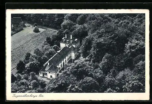 AK Oer, Jugendherberge aus der Vogelschau