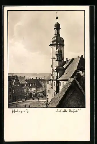 AK Eisenberg /Th., Das alte Rathaus
