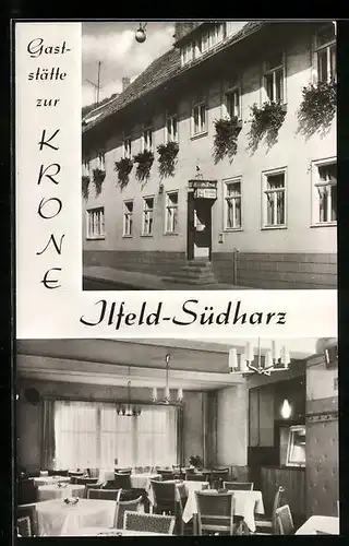 AK Ilfeld /Südharz, Gaststätte zur Krone