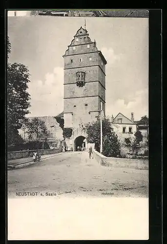 AK Neustadt a. Saale, Das Hohntor