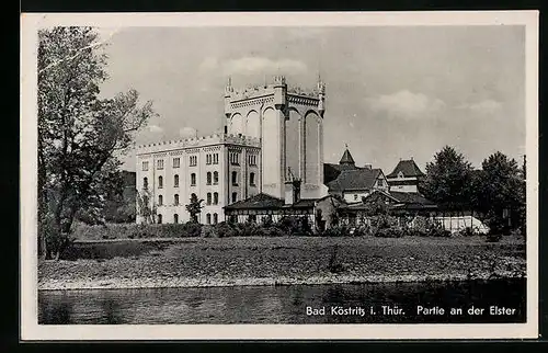 AK Bad Köstritz i. Thür., Partie an der Elster