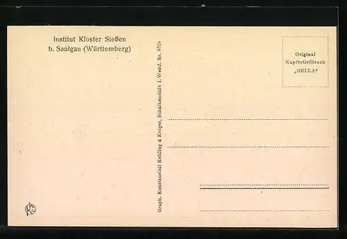 AK Siessen b. Saulgau (Württemberg), Kloster, rhytmische Bewegungsspiele