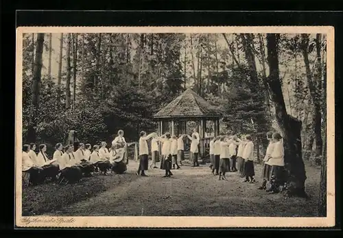 AK Siessen b. Saulgau (Württemberg), Kloster, rhythmische Spiele