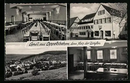 AK Oppelsbohm, Gasthaus und Bäckerei zum Waldhorn