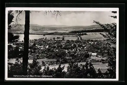 AK Beerfelden i. Odenwald, Teilansicht mit Kirche