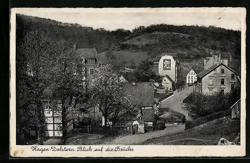 AK Hagen-Delstern, Blick auf die Brücke