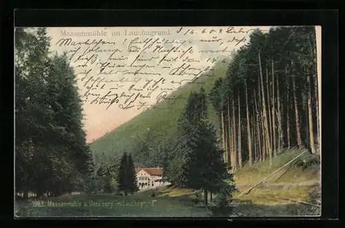 AK Lauchagrund, Massenmühle im Grünen