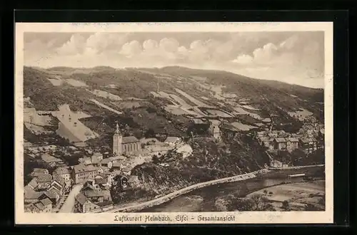 AK Heimbach /Eifel, Totalansicht vom Luftkurort