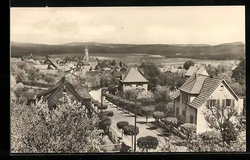 AK Unterpörlitz /Thür. Wald, Ortsansicht mit Umland