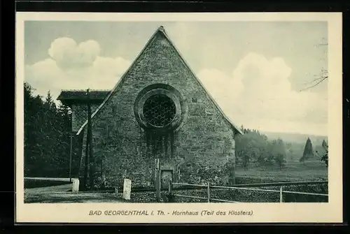 AK Bad Georgenthal i. Th., Kornhaus, Teil des Klosters