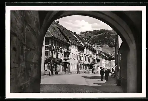 AK Wolfach, Blick durch das Tor