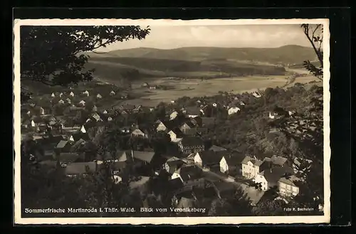 AK Martinroda i. Thür. Wald, Blick vom Veronikaberg