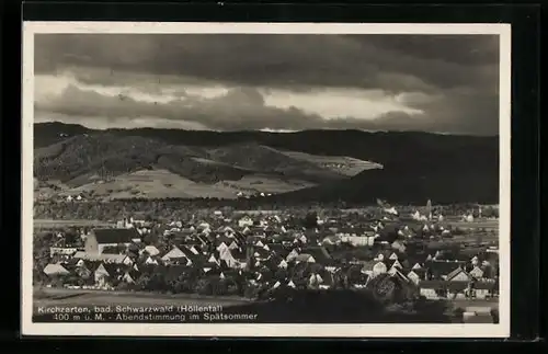 AK Kirchzarten /Bad. Schwarzwald, Abendstimmung im Sommer