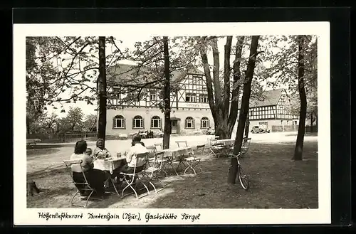 AK Tautenhain /Thür., Gaststätte Sörgel (Kanone)