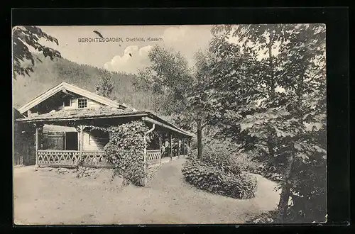 AK Berchtesgaden, Blick auf Gasthaus Dietfeld