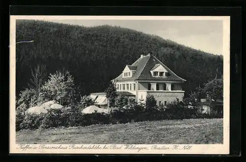 AK Bad Wildungen, Kaffee und Pension Reinhardshöhe