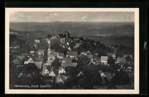 AK Hartenstein /Fränk. Schweiz, Ortsansicht