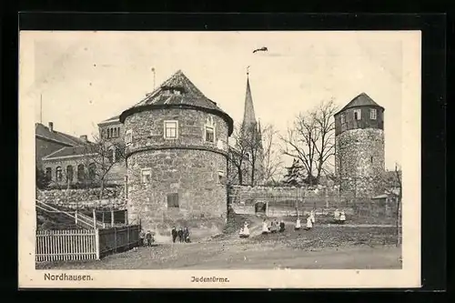 AK Nordhausen, Blick auf die Judentürme