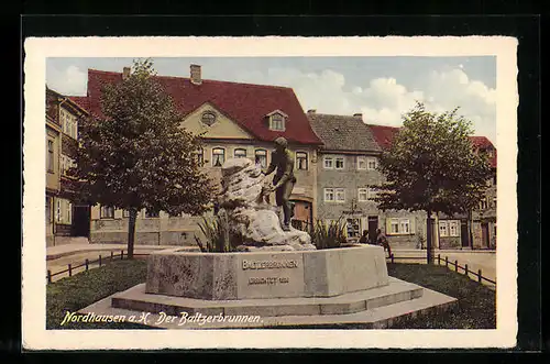 AK Nordhausen a.H., der Baltzerbrunnen