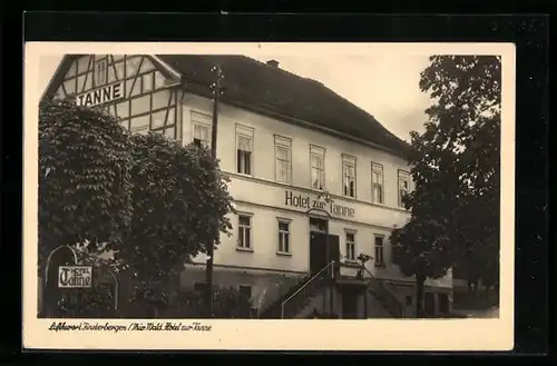 AK Finsterbergen /Thür. Wald, Hotel zur Tanne