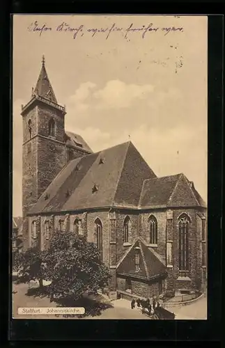 AK Stassfurt, Blick auf die Johannikirche