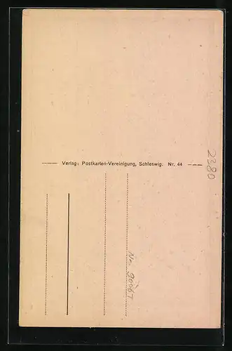 AK Schleswig, Durchblick auf den Dom von der Friedrichsberger Schule