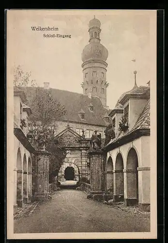AK Weikersheim, Schloss-Eingang