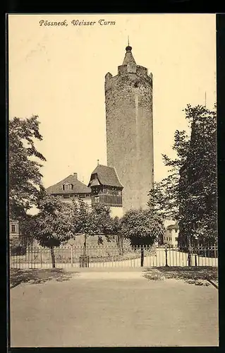 AK Pössneck, Weisser Turm