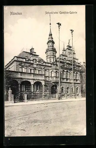 AK München, Alte Schack`sche Gemälde-Galerie, Brienner Strasse